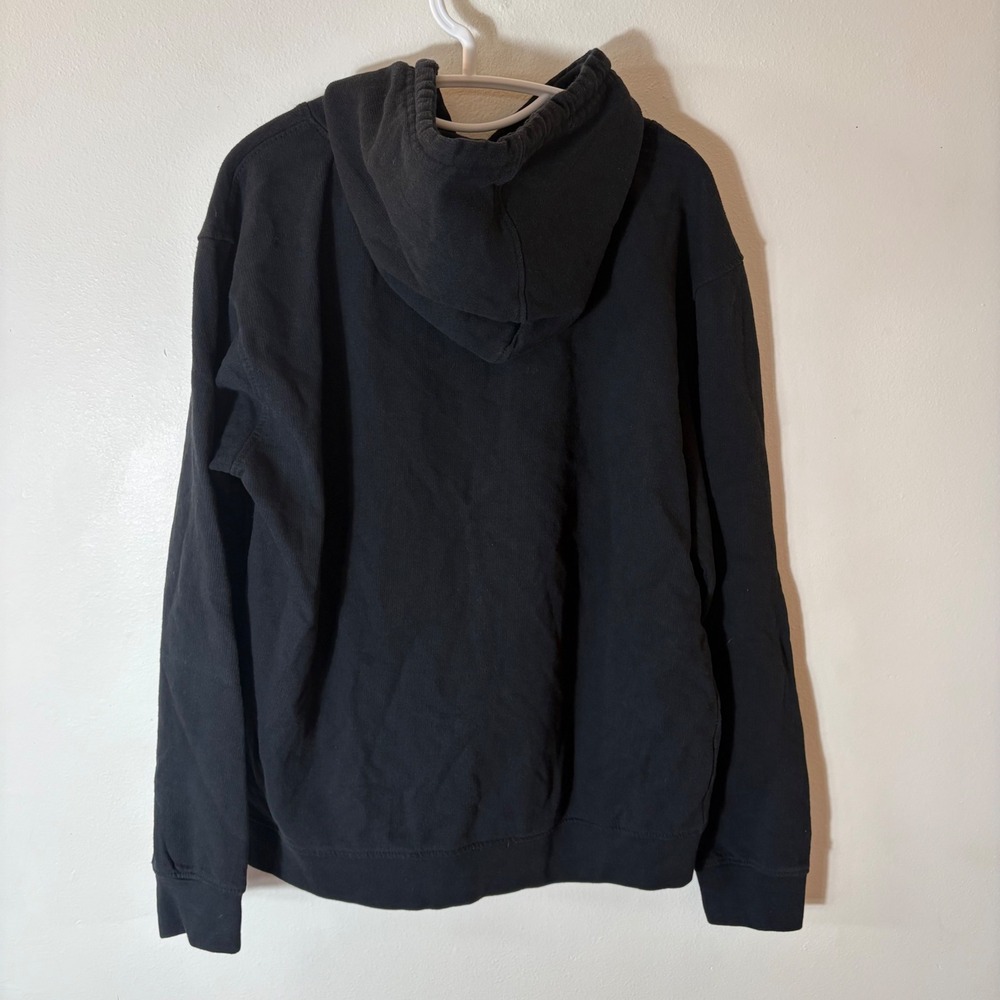 Black‎ Pike Iconic Embroidered Bunny Graphic Hoodie Sweatshirt Mens Size XL - Picture 4 of 7